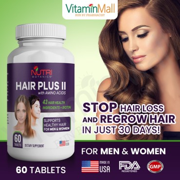 Nutri Botanics Hair Plus II with Amino Acids – Hai...