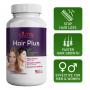 Nutri Botanics Hair Plus - 60 Tablets - Stop Hair Loss and Regrow Hair - Hair Growth Supplement with Biotin, Collagen, Keratin & More! - 27 Hair Vitamins - Hair Supplement that Work for Both Men & Women - For All Hair Types