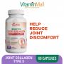 Nutri Botanics Triple Action Joint Collagen with Type II Collagen, Turmeric Curcumin & Hyaluronic Acid – 60 Capsules – Joint Health, Chondroitin, Vitamin C, Biotin, Healthy Cartilage, Cartilage Degradation