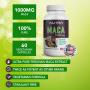 Nutra Botanics Organic Peruvian Maca 1000mg - Vegetarian - Natural Male Enhancement Supplement for Men Health - Energy, Performance, Stamina, Mood