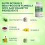Nutri Botanics Men Prostate Formula with Saw Palmetto - 60 Capsules - Saw Palmetto Supplement For Prostate Health - Supports Those with Frequent Urination