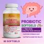 Nutri Botanics Probiotics Acidophilus Softgel - Shelf Stable Probiotic Supplement in Softgel For Better Digestion and Immune Health - 60 Softgels - No Refrigeration Needed
