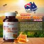Nutri Botanics Royal Jelly 1000mg with 6% 10-HDA – Immune Booster, Enhance Energy, Anti Aging, Younger Looking Skin - Pure Australia Royal Jelly Supplement – 200 Softgels