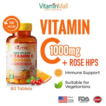 Nutri Botanics Vitamin C 1000mg Time Release Table...