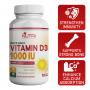 Nutri Botanics Vitamin D3 1000IU – 100 Softgel – Immune Support, Bone Health, Prevent Vitamin D Deficiency - Supplement