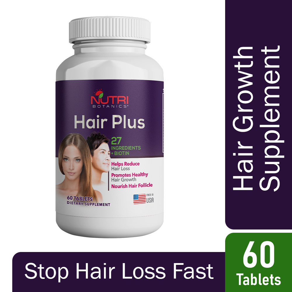 Hair Plus - Hair Growth Supplement - Stop Hair Loss, Regrow Hair ...